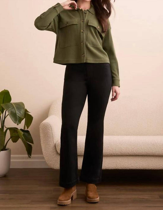 Tribal - Brushed Waffle Knit Shacket