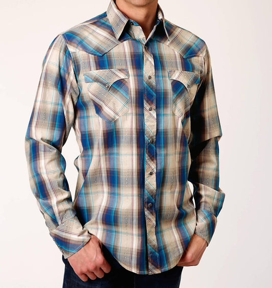 Wrangler - Dobby Western Snap Shirt
