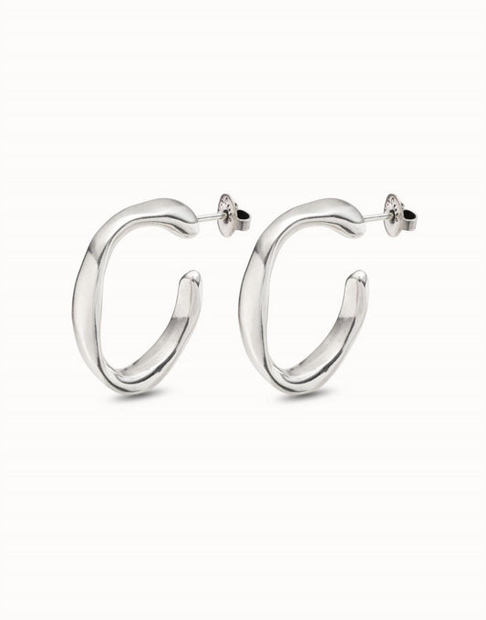 Unode50 - Women's Open Your Mind Wide Hoop Earrings