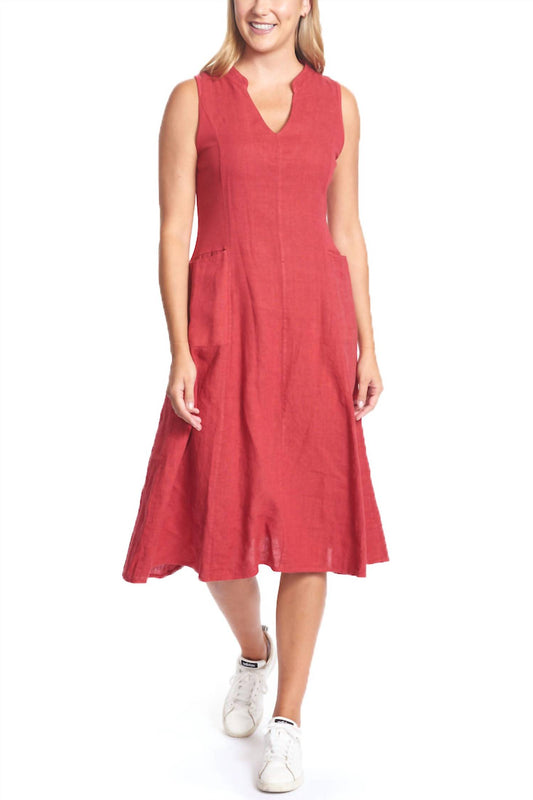 Inizio - Katrina Linen Midi Dress