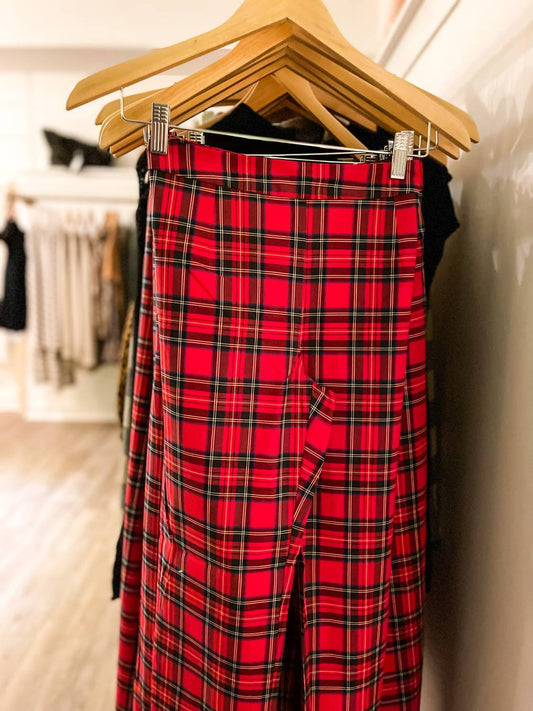 Sail To Sable - Tartan Holiday Pliad Pants