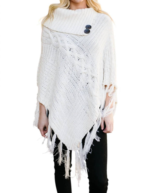 Leto - Working Overtime Sweater Poncho