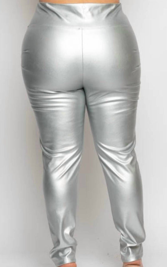 Curve Market - Metallic Leggings