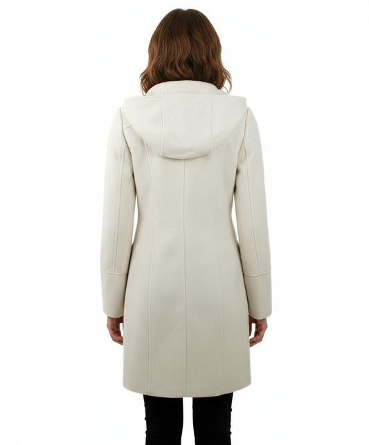 Monoreno - Hooded Toggle Button Coat