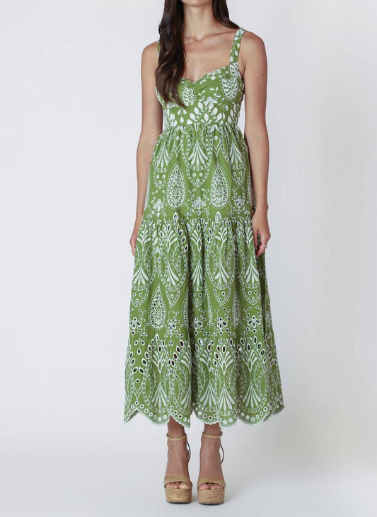 Dex - Embroidered Maxi Dress