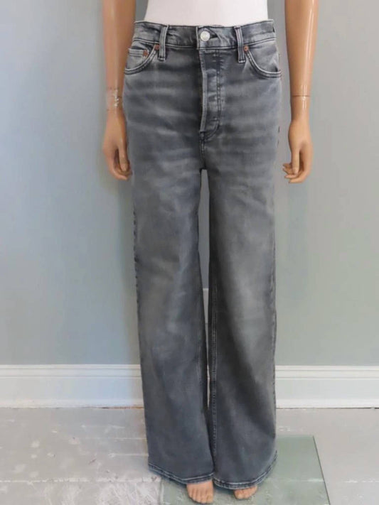 Re/Done - 70's Ultra High Rise Wide Leg Jean