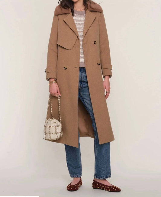 Heartloom - Ross Coat With Faux Fur Collar