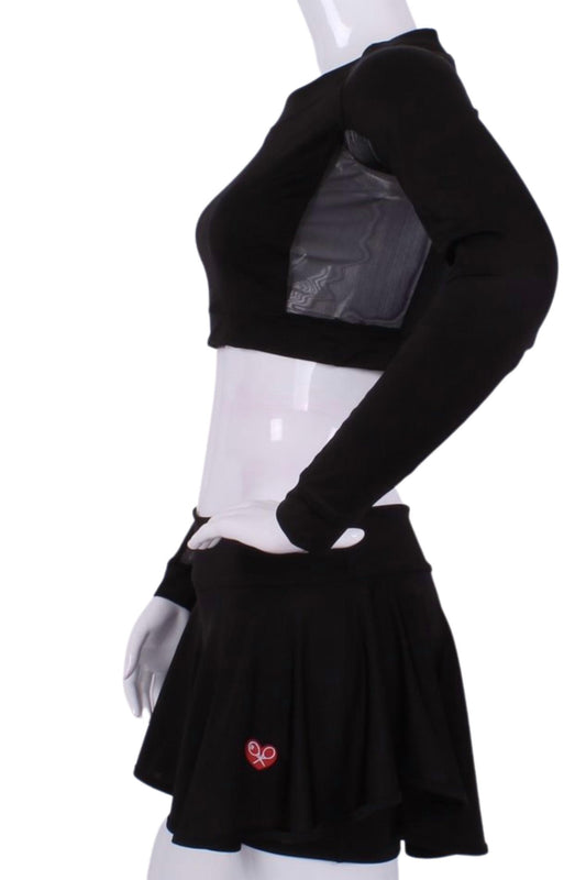 Love Love Tennis - Women's Mesh Crop Top