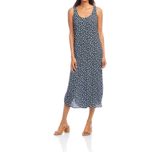 Karen Kane - Side-slit Tank Midi Dress