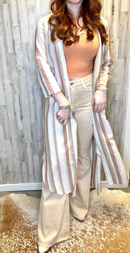 Charlie B - Looking Chic in Stripes Duster