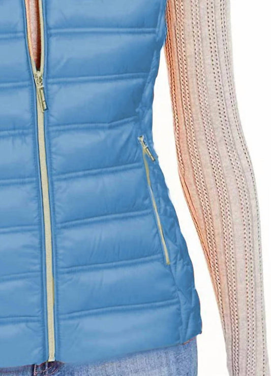 Michael Kors - South Pacific Down Hooded Puffer Vest