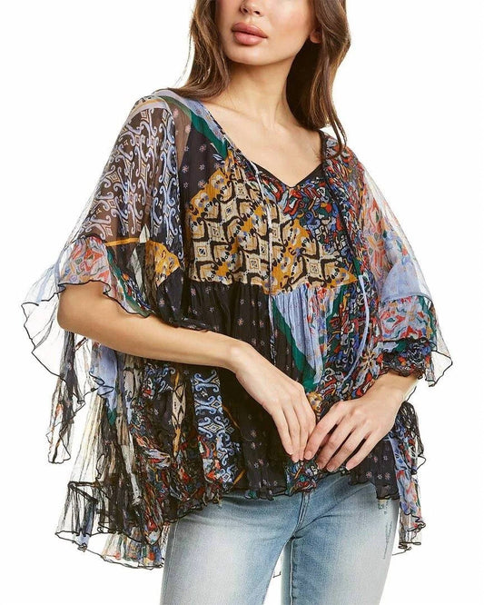 Johnny Was - Hirox Ruffle Blouse