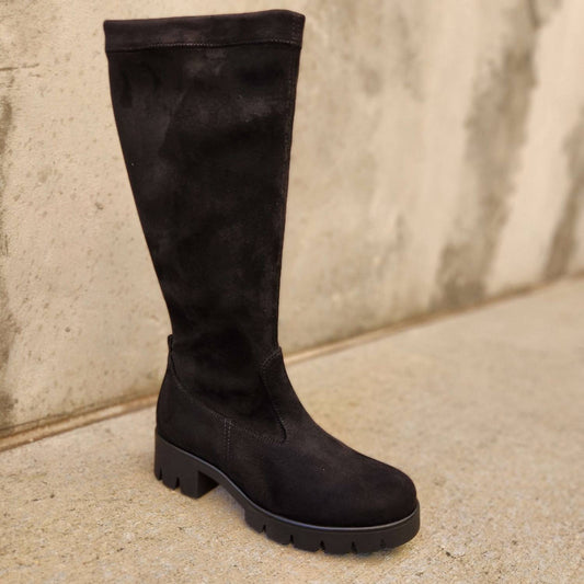 Gabor - Women's Suede High Calf Boots