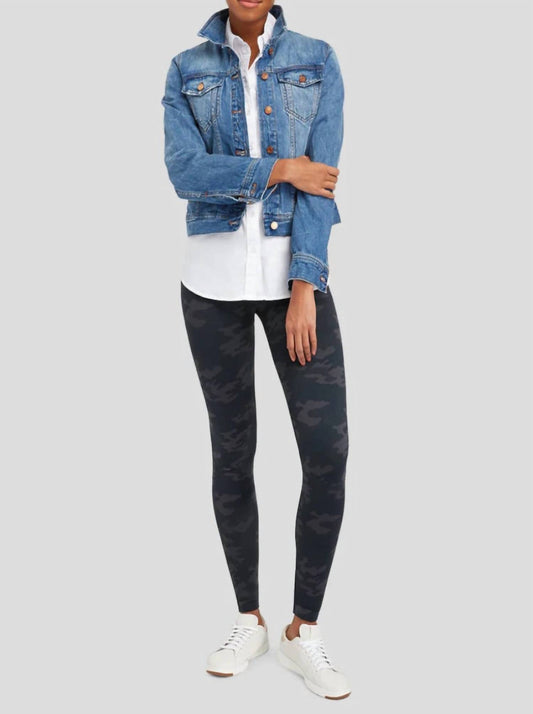 Spanx - Faux Leather Camo Leggings