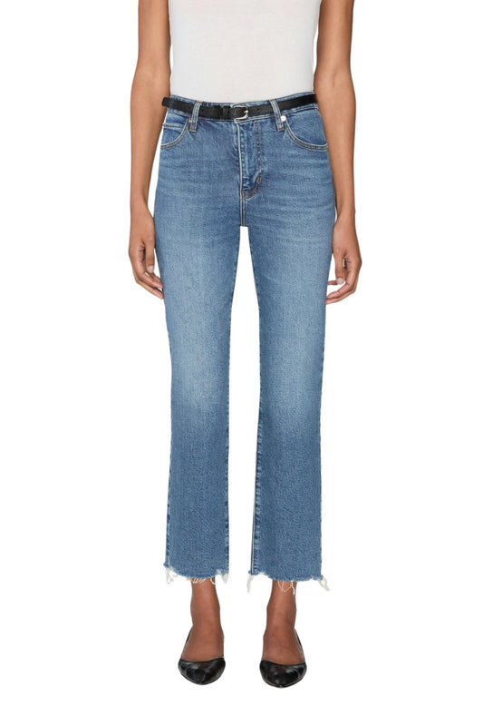 Frame - Ruler Straight Crop Jeans