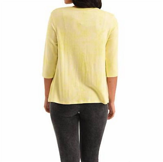 Willow 3/4 Tie Dye Kashmira Top