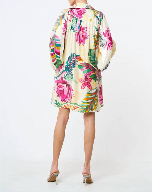 Ciebon - Floral Shimmer Dress
