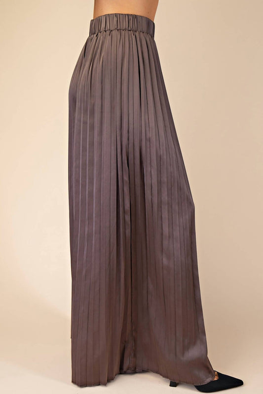Nyland - Reese Pleats Pants W/ Elastic Waist