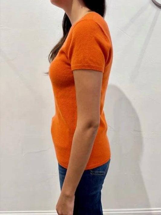 Incashmere - Short Sleeve Cashmere Tee