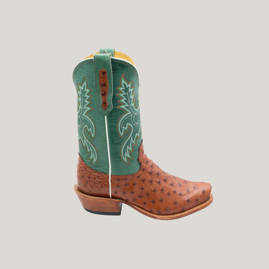 Fenoglio - Women's Full Quill With Turquoise Eagle Boots