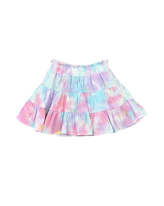 Flowers By Zoe - Girls Gauze Smocked Skirt