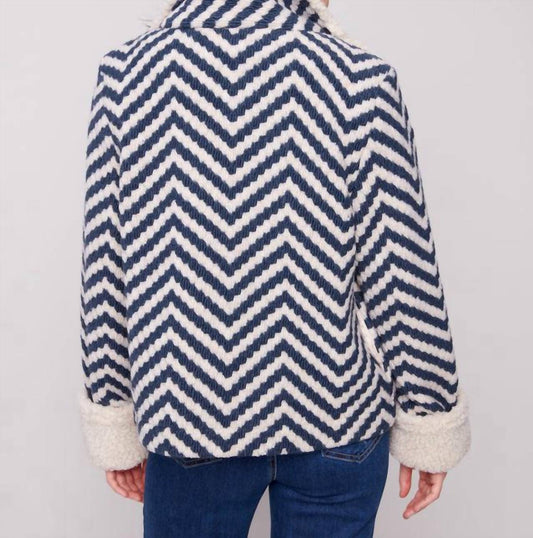 Charlie B - Chevron Boucle Jacket