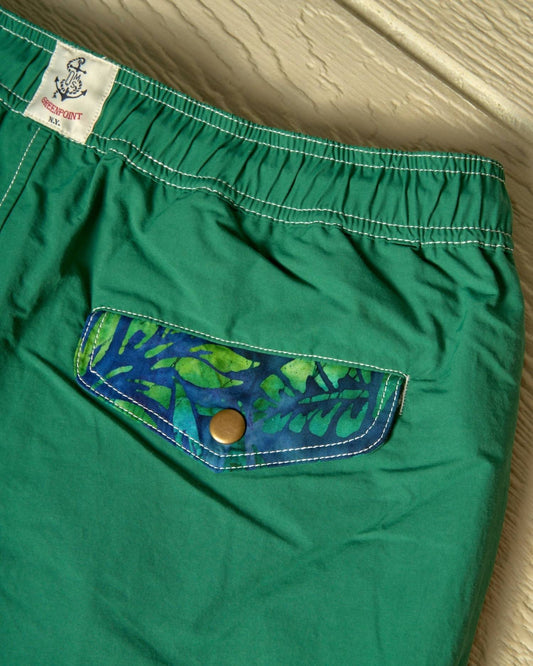 Quaker Marine Supply Co. - Men's Cove Lined Swim Trunks