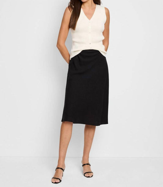 Nic + Zoe - Rumba Linen Slip Skirt