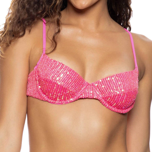 Luli Fama - Chasing Stars Sequins Balconette Top