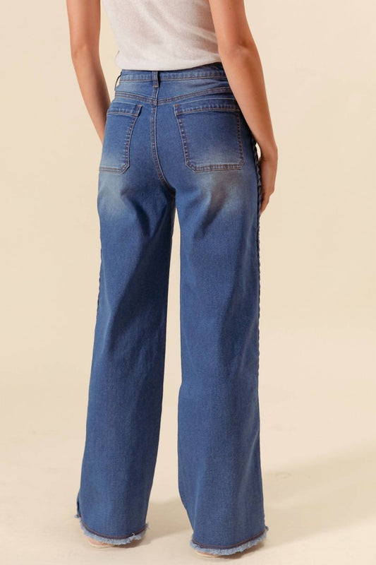 So Me - Women's Mid Rise Straight Leg Denim