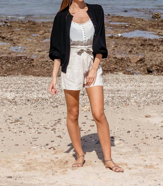 Scarlett Poppies - VOLUME SLEEVE FEMININE CASHMERE CARDIGAN