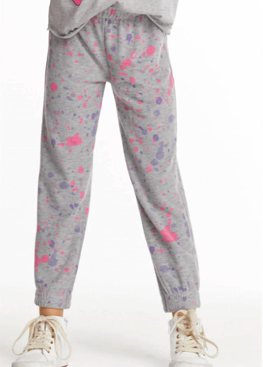 Chaser - Girls Splatter Paint Pant
