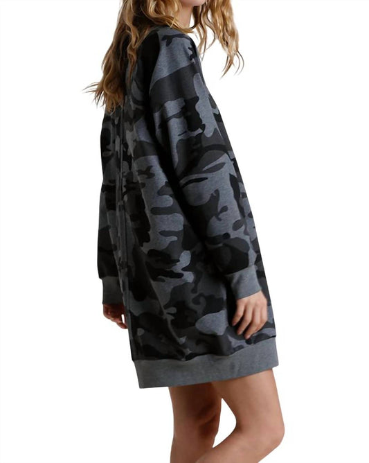 Umgee - Camo Raw Edge Dress