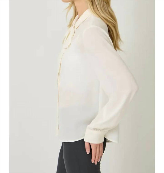 Mystree - Diana Detachable Tie Neck Blouse