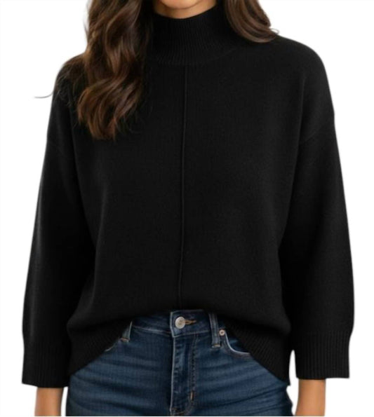Blu Pepper - Belle Long Sleeve Mock Neck Sweater