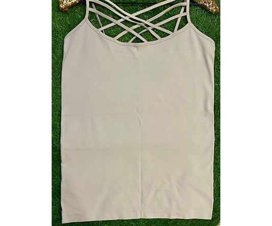 Zenana - Criss-cross Strappy Seamless Cami – Plus