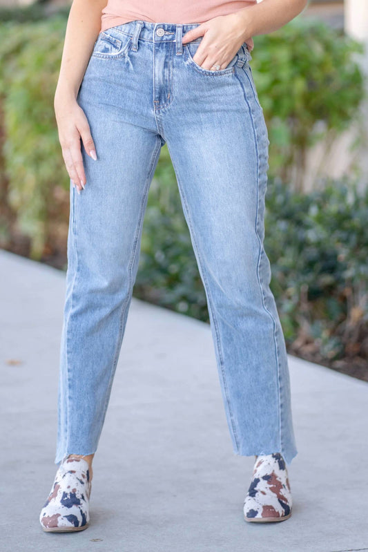 Vervet By Flying Monkey - Norah high rise straight jeans
