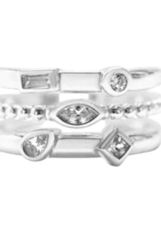 Stia - Women's It Fits! Adjustable Triple Band Rings