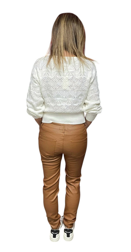 Femme Fatale - Sheena Faux Leather Five Pocket Pants