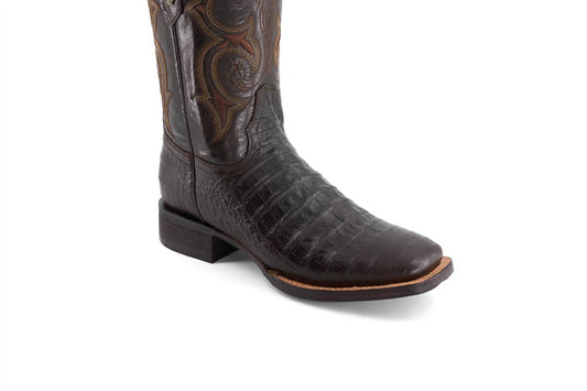 Forastero - Men's Croco Embossed Leather Cowboy Boots