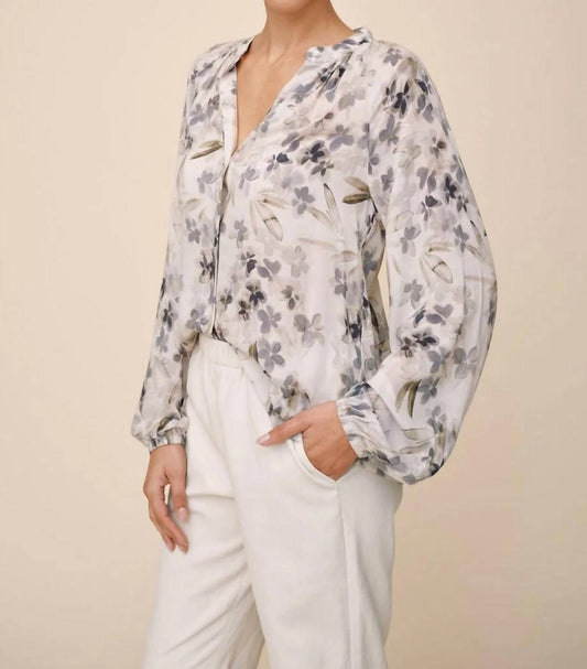 Bella Dahl - Long Sleeve Shirred Raglan Shirt