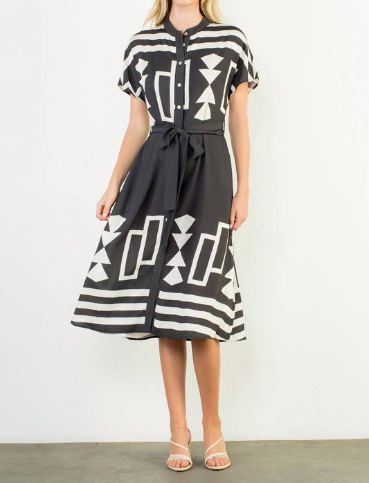 Thml - Brielle Midi Dress With Tie