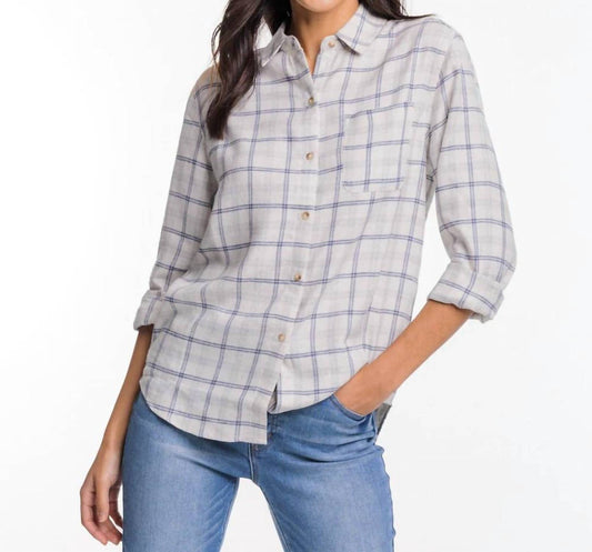 Southern Tide - Niki Chilly Morning Plaid Shirt