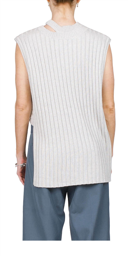 St. Agni - Deconstructed Rib Knit Tunic