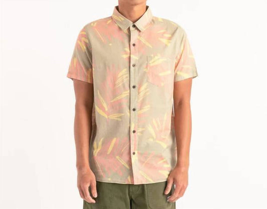 Banks Journal - Seasons Short Sleeve Woven Shirt - casual - button - down - shirts - clothing - cotton