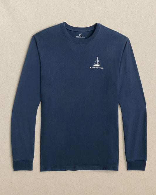 Southern Tide - Men's Sailboat Lights Long Sleeve T-shirt