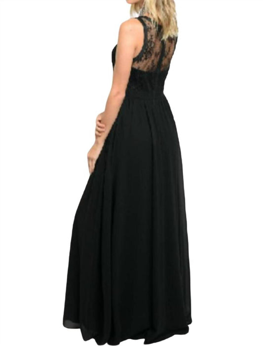 Lace Lattice Maxi Dress