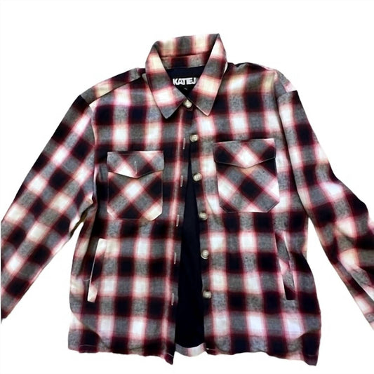 Katie J Nyc - Kids Plaid Button Down Shaket