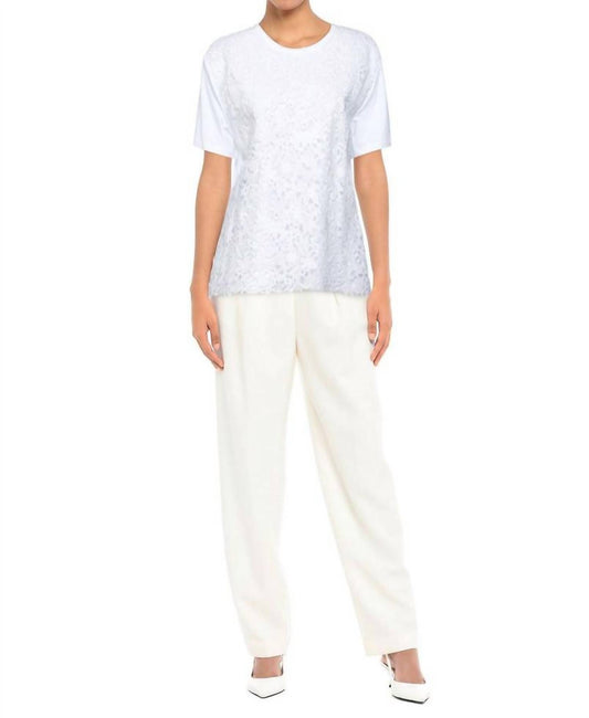 Valentino - Cotton Lace T-shirt