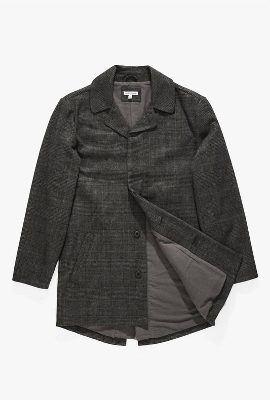 Banks Journal - Men's Brooklyn Plaid Trench Jacket